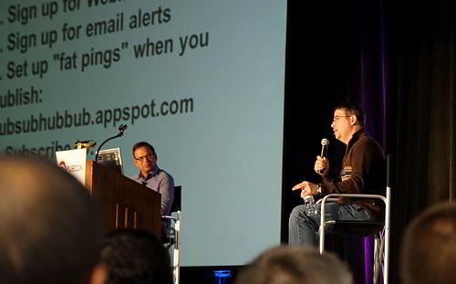 Matt Cutts & Amit Singhal Keynote Pubcon 2011