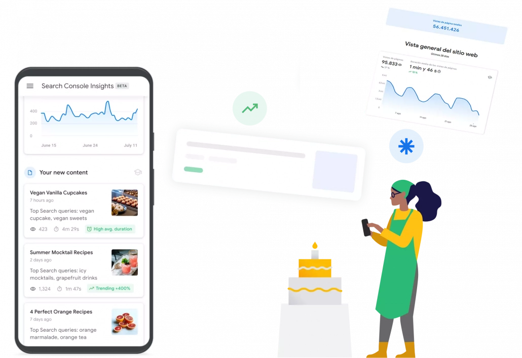 como usar search console insights