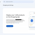Novedad en Search Console pestaña Shopping