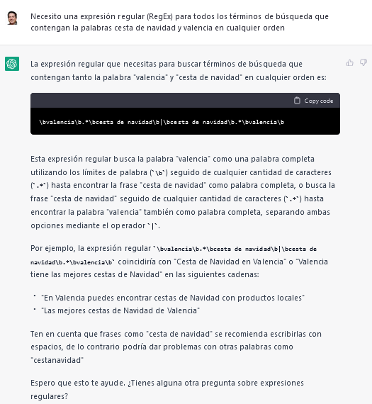 expresiones regulares chatgpt