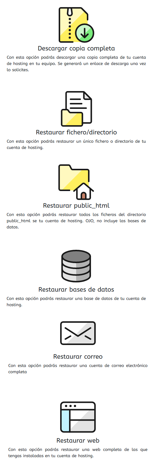 Respaldo web