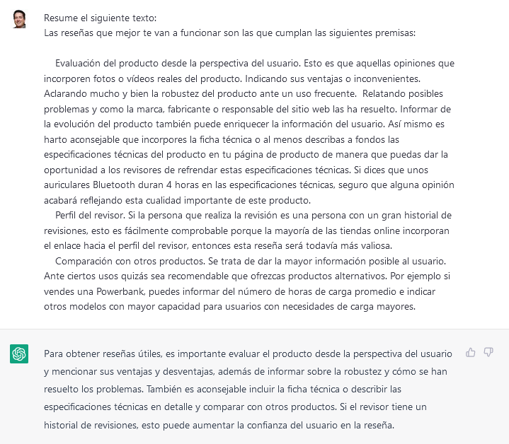 Resumir textos