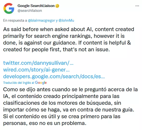 SEO con chatGPT IA