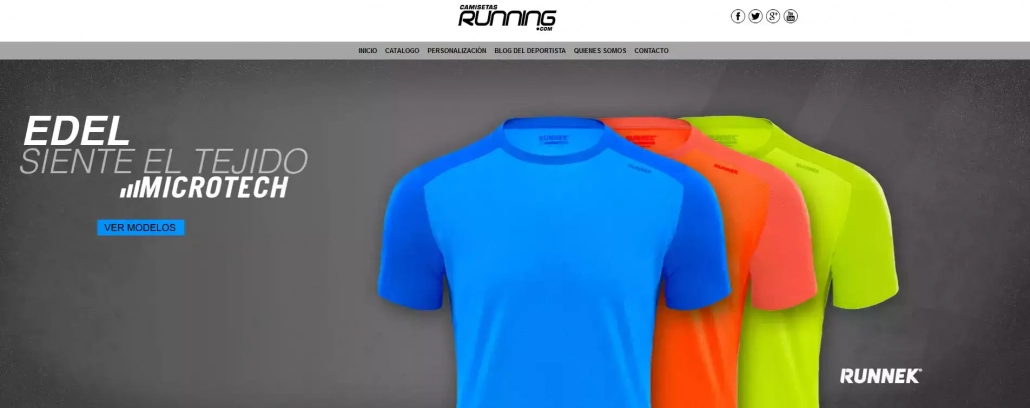camisetas running