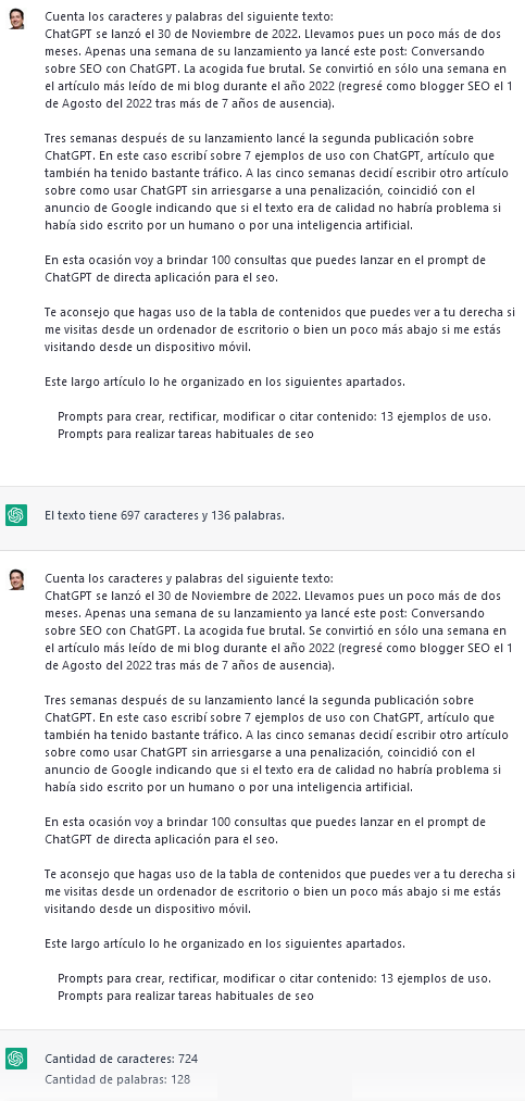 Contador de caracteres