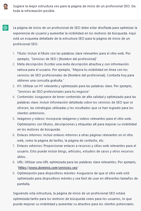 Estrategia seo one page