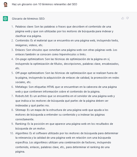 Glosario SEO