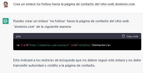No follow links