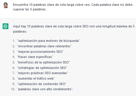 palabras clave por longtail