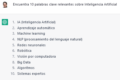 palabras clave relevantes