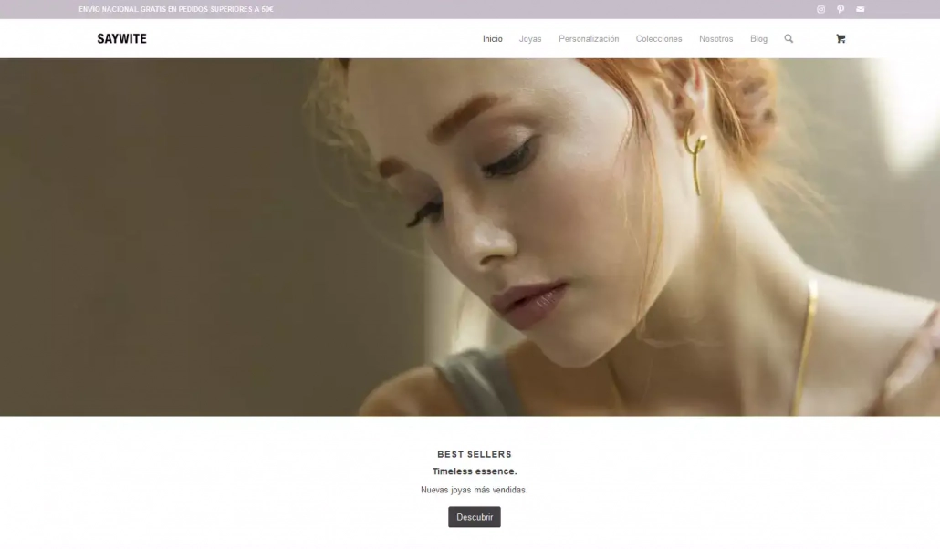 Tienda online de joyería