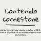 Contenido cornerstone